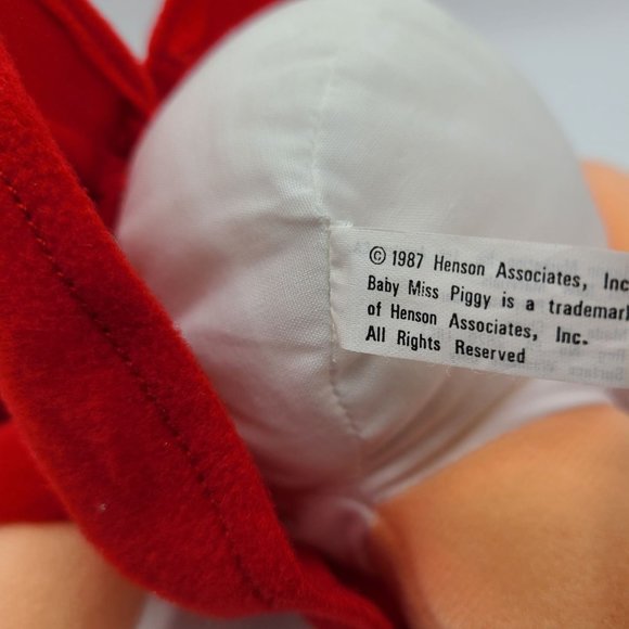 '87 Christmas Miss Piggy Baby Jim Henson - Picture 7 of 7